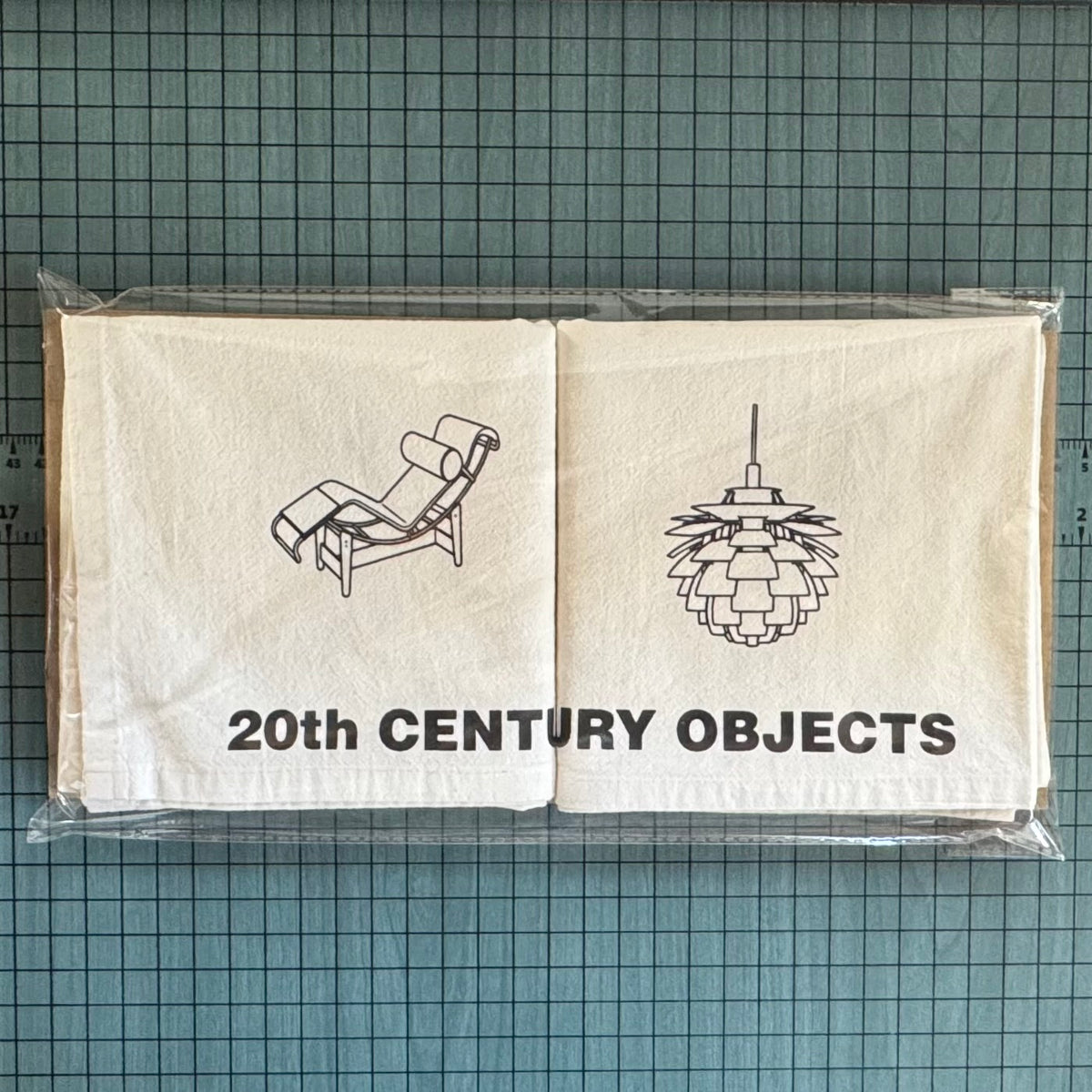 Icons Tea Towels 01: Lamps + Chairs